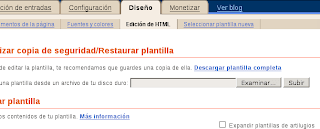 Instalar plantilla en Blogger