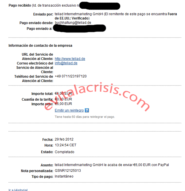 Comprobantes de pago de Seeding Up